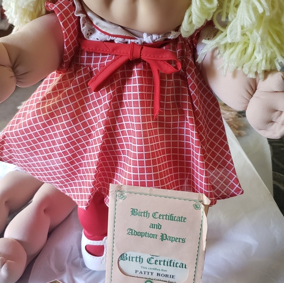 AUTHENTIC Cabbage Patch Kids "Limited Edition" Rare Find Patty Rorie (Blue Eye) - Picture 2 of 15